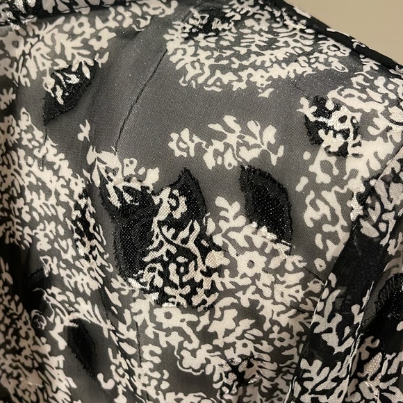 Saints and Secrets Black and White Romper Size Small - Picture 7 of 9